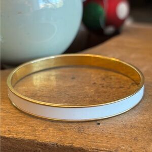 Vintage White Bangle Monet
